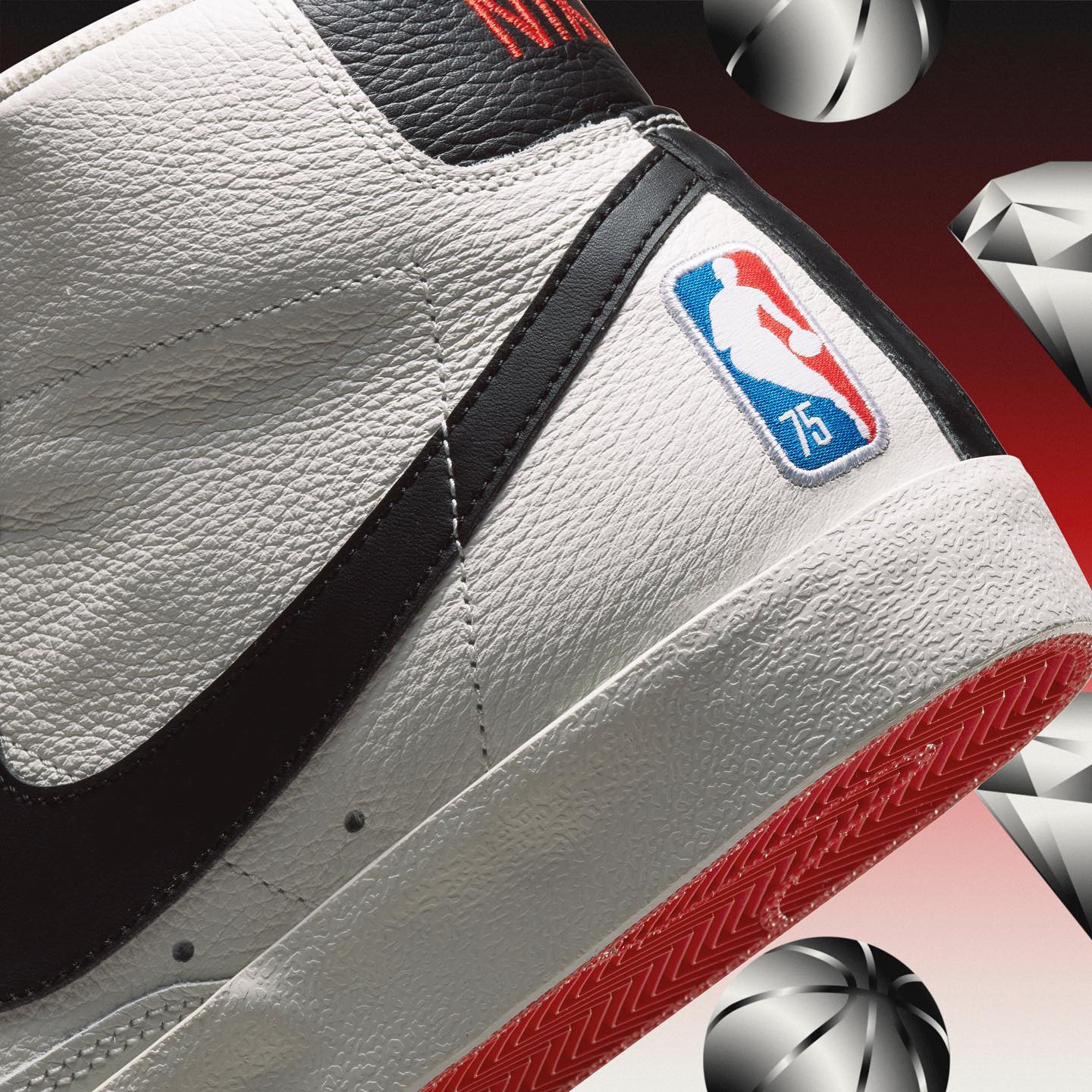 Graphic Design, Illustration, Key Art, Editorial Design for Nike, featuring Nike Blazer