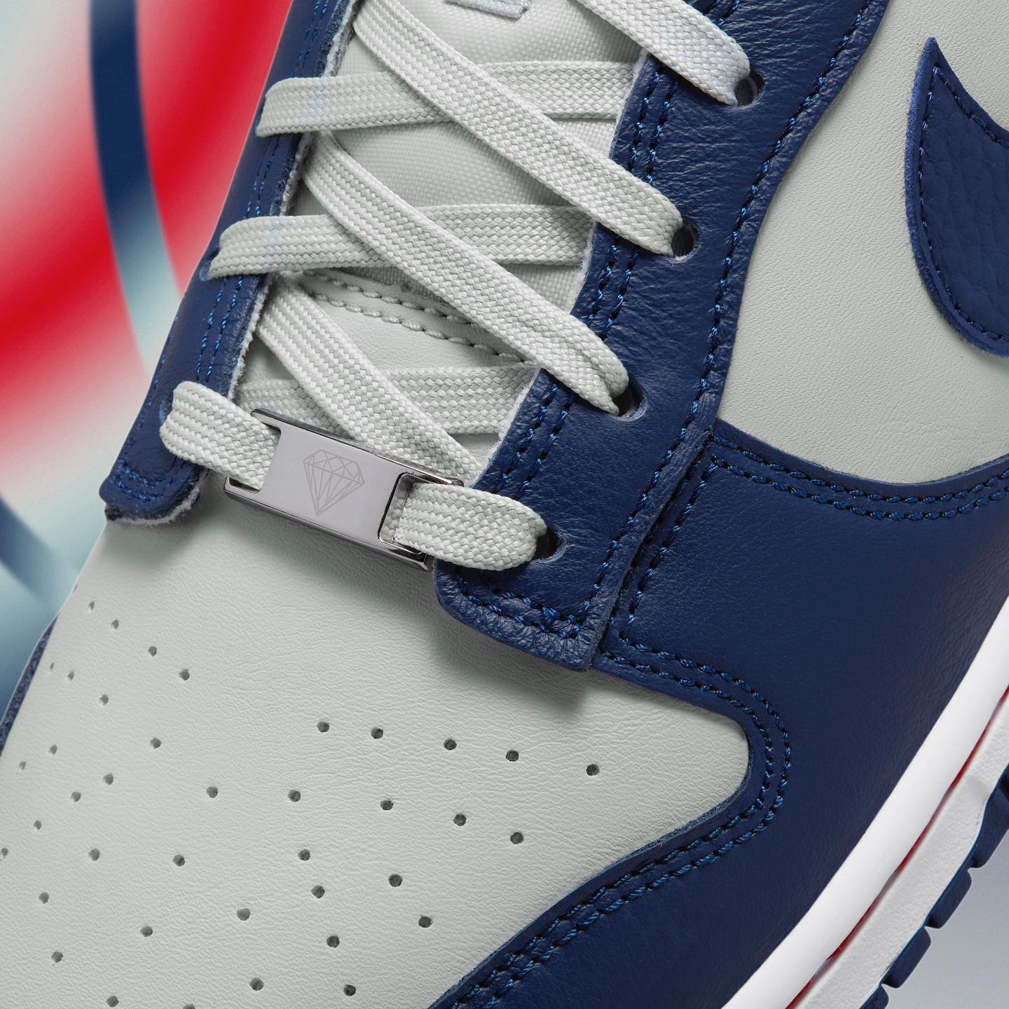 Graphic Design, Illustration, Key Art, Editorial Design for Nike, featuring Nets Dunk Detail 01.